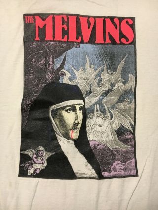 Vintage Melvins Bleeding Nun Frank Kozik T - shirt Size XL King Buzzo Big Business 2