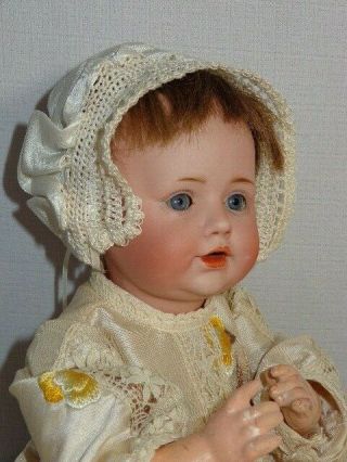 Antique JDK Kestner German Bisque Head Character Doll Hilda Sister 247 2