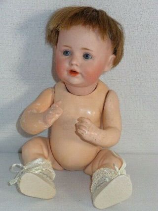 Antique JDK Kestner German Bisque Head Character Doll Hilda Sister 247 3