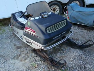 Arctic Cat Puma Big Mouth Vintage Snowmobile Rolling Chassis