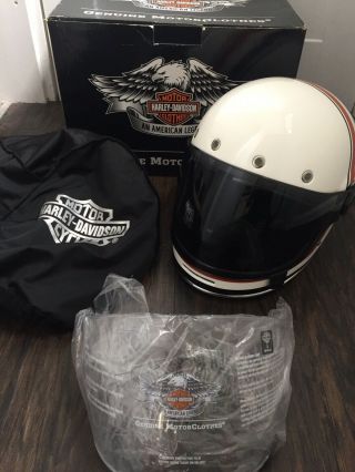 Harley - Davidson® Vintage Stripe Full - Face Helmet - 98146 - 18ex Large