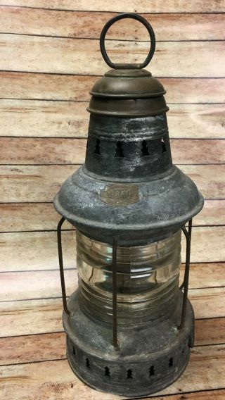 Antique Perko Perkins Marine Lamp & Hdwe Corp Navigation Light