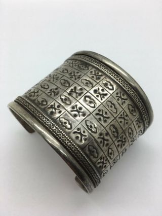 Vintage sterling silver Cuff Bracelet 4