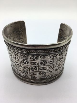 Vintage sterling silver Cuff Bracelet 5