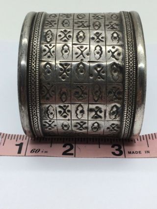 Vintage sterling silver Cuff Bracelet 7