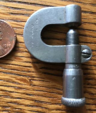 Rare Brown And Sharpe Micrometer Machinist Tool Pat 1878 Very Small