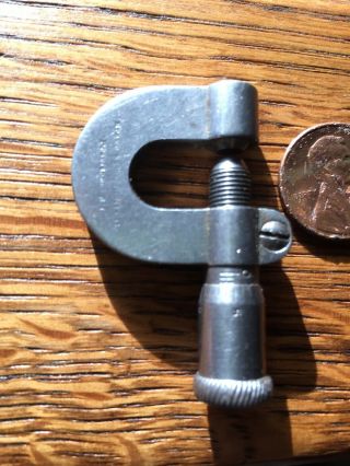 Rare Brown And Sharpe Micrometer Machinist Tool Pat 1878 Very Small 2