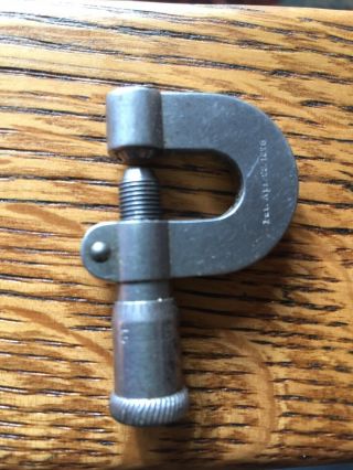 Rare Brown And Sharpe Micrometer Machinist Tool Pat 1878 Very Small 3