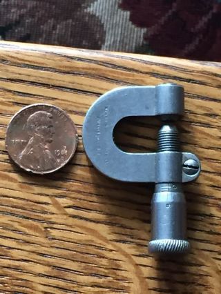 Rare Brown And Sharpe Micrometer Machinist Tool Pat 1878 Very Small 4