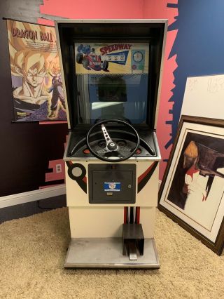 Vintage Coin Operated Arcade Game Chicago Speedway 1968