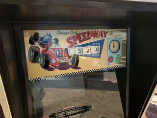 vintage coin operated arcade game CHICAGO SPEEDWAY 1968 2
