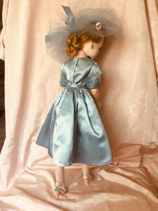 1957 Madame Alexander Delightful Cissy Doll In Rare Tagged Cocktail Dress 4