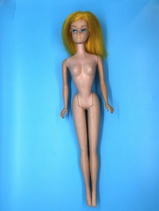 1966 Color Magic Barbie Doll Low Color Htf Vintage Bendable Legs