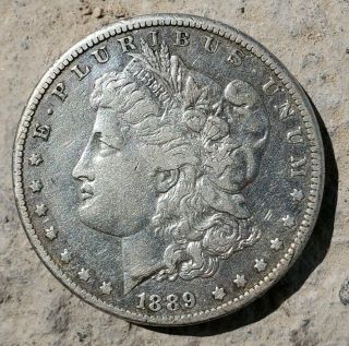 1889 Cc Carson City $1 Morgan Silver Dollar Vf Details Very Rare 1889 - Cc