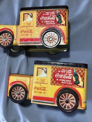 Vintage Coca Cola Bottling Company Delivery Truck Tin Toy 1996