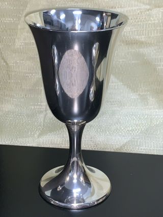 Gorham Sterling Silver Goblet 272 3 3/8 " X 6 1/2 " Tall 6 Ozt.  No Monogram