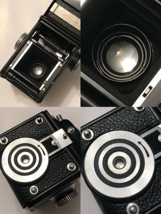 Rolleiflex 4x4 baby rare black paint complete package 89 WOW 5