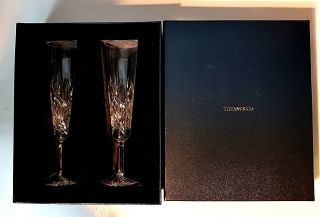 Tiffany & Co Vintage 9 " Crystal Champagne Flutes