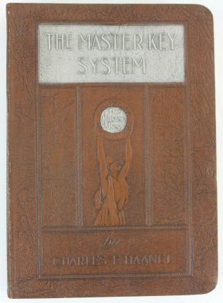 The Master Key System By Charles F.  Haanel,  1919 Paperback - Vtg Self Help