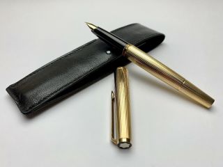 Vintage Montblanc 1246 Fountain Pen Fitted With An 18k Gold Nib