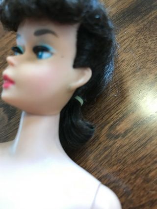Vintage Brunette Ponytail Barbie 4