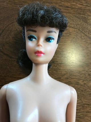 Vintage Brunette Ponytail Barbie 5