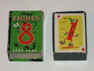 Vintage 1951 Whitman Crazy Eights Peter Pan Card Game Complete