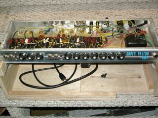 Vintage Late 1960s Fender Reverb Tube Amp Chassis 3