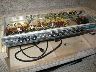 Vintage Late 1960s Fender Reverb Tube Amp Chassis 7