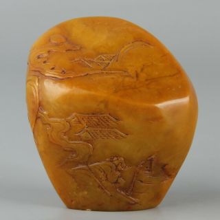 Chinese Exquisite Hand Carved Shoushan Stone Seal