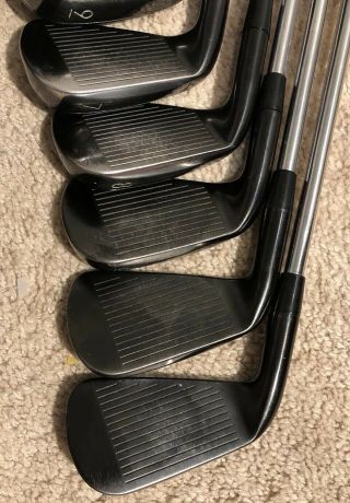 Nike Vapor Fly Pro Golf Iron Set 4 - PW RH Steel Stiff Black Clubs RARE Koepka 6