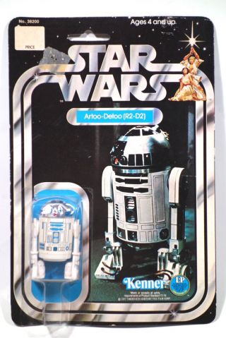 Vintage Star Wars 1977 Kenner R2 - D2 12 Back A Sku On The Footer