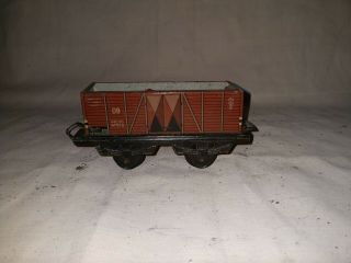 Vintage Marx Tin Lithograph Toy Train Car