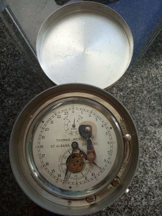 Vintage Thomas Mercer Ltd Chronometer St.  Albans England