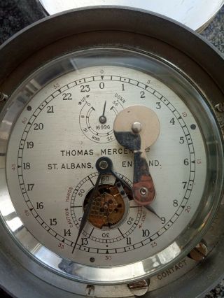 Vintage Thomas Mercer Ltd Chronometer St.  Albans England 3