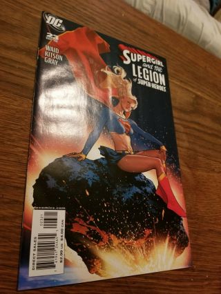 Supergirl and the Legion of - Heroes 23 Hughes Variant NM,  Rare 2