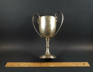 Antique English Sterling Silver Trophy Cup Robert Pringle & Sons London 1910