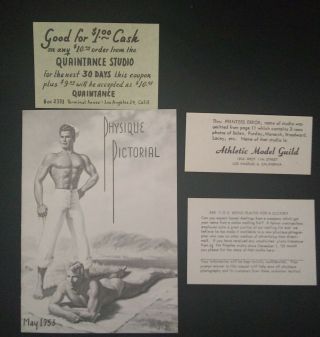 Physique Pictorial May 1953 Vol.  3 No.  2 Vintage Muscle Physique