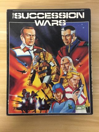 Vintage 1987 Succession Wars Board Game Fasa 1612 Rpg Complete