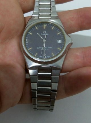 VTG Rare Omega Seamaster 120m Quartz 1337 Watch Diver Men ' s Swiss Watch 7