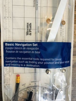 Weems & Plath Basic Navigation Set.  Contains essential tools required 2