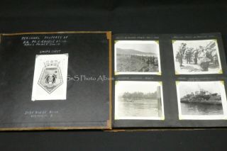 Rare Wwii B&w Photo Album Royal Canadian Navy Prince David D - Day Allied Germans,