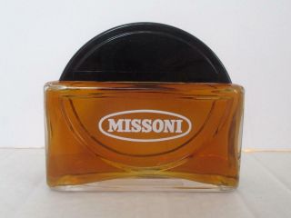 Vintage Missoni 1980s Edt Splash 4.  2 Fl Oz 125 Ml Large Bottle Rare