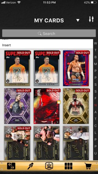 WWE Topps Slam Full Account Rare Cards Alexa Bliss Finn Balor Becky Lynch Low cc 5