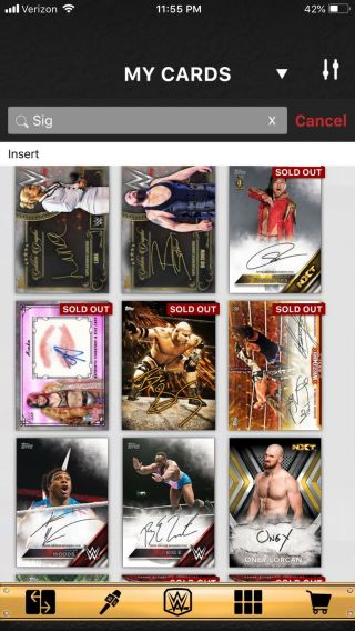 WWE Topps Slam Full Account Rare Cards Alexa Bliss Finn Balor Becky Lynch Low cc 6