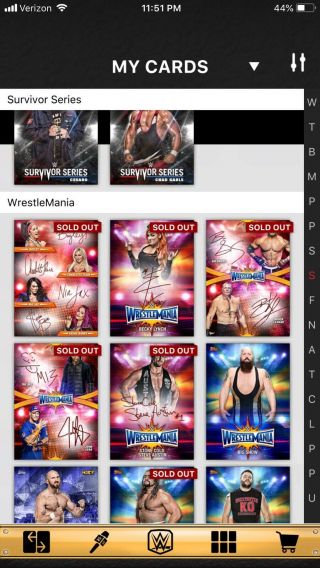 WWE Topps Slam Full Account Rare Cards Alexa Bliss Finn Balor Becky Lynch Low cc 8