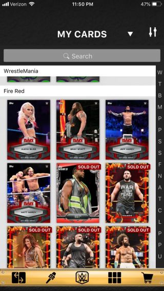 WWE Topps Slam Full Account Rare Cards Alexa Bliss Finn Balor Becky Lynch Low cc 9