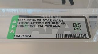 Star Wars vintage Princess Leia Organa loose AFA 85 2