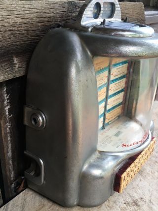 Vintage Seeburg Wall - o - matic Jukebox Selector.  Diner/Table Top 6