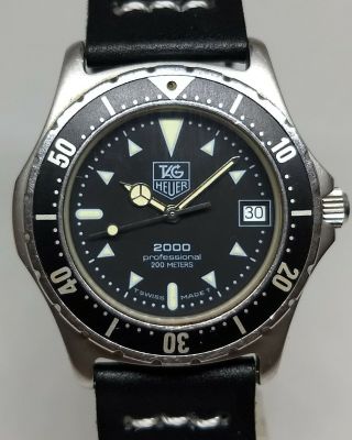 Vintage Tag Heuer 2000 973.  006 Professional Diver 200m